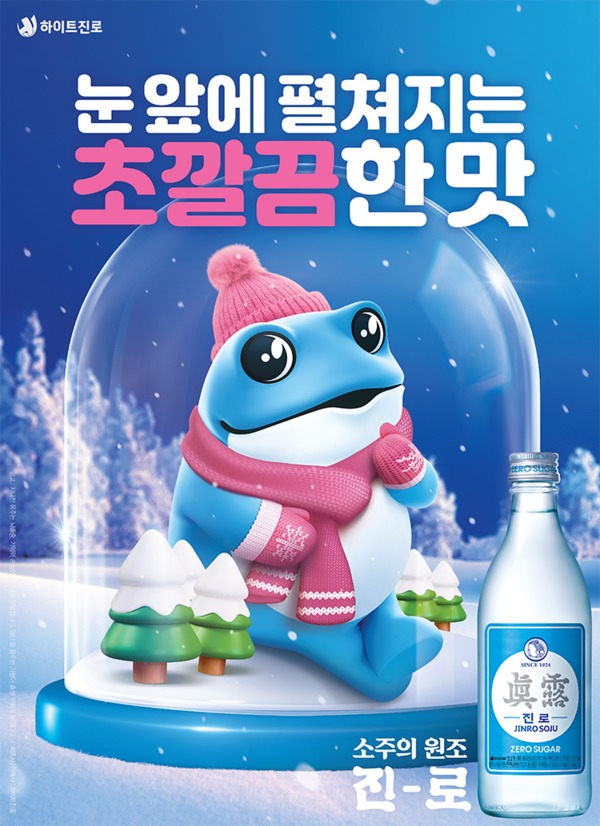 '하이트진로'는 2019년부터 두꺼비 캐릭터를 '진로'소주의 모델로 적극 활용해 인기를 끌고 있다 / 하이트진로 공식 홈페이지