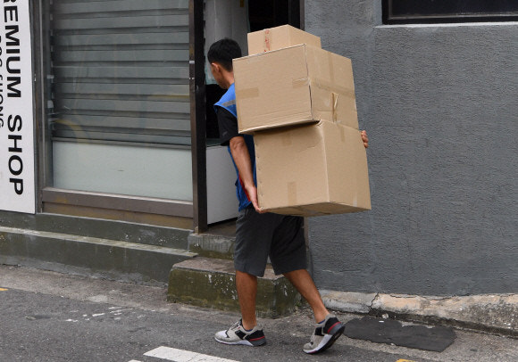 택배기사 근무환경 (출처:포토뉴스)